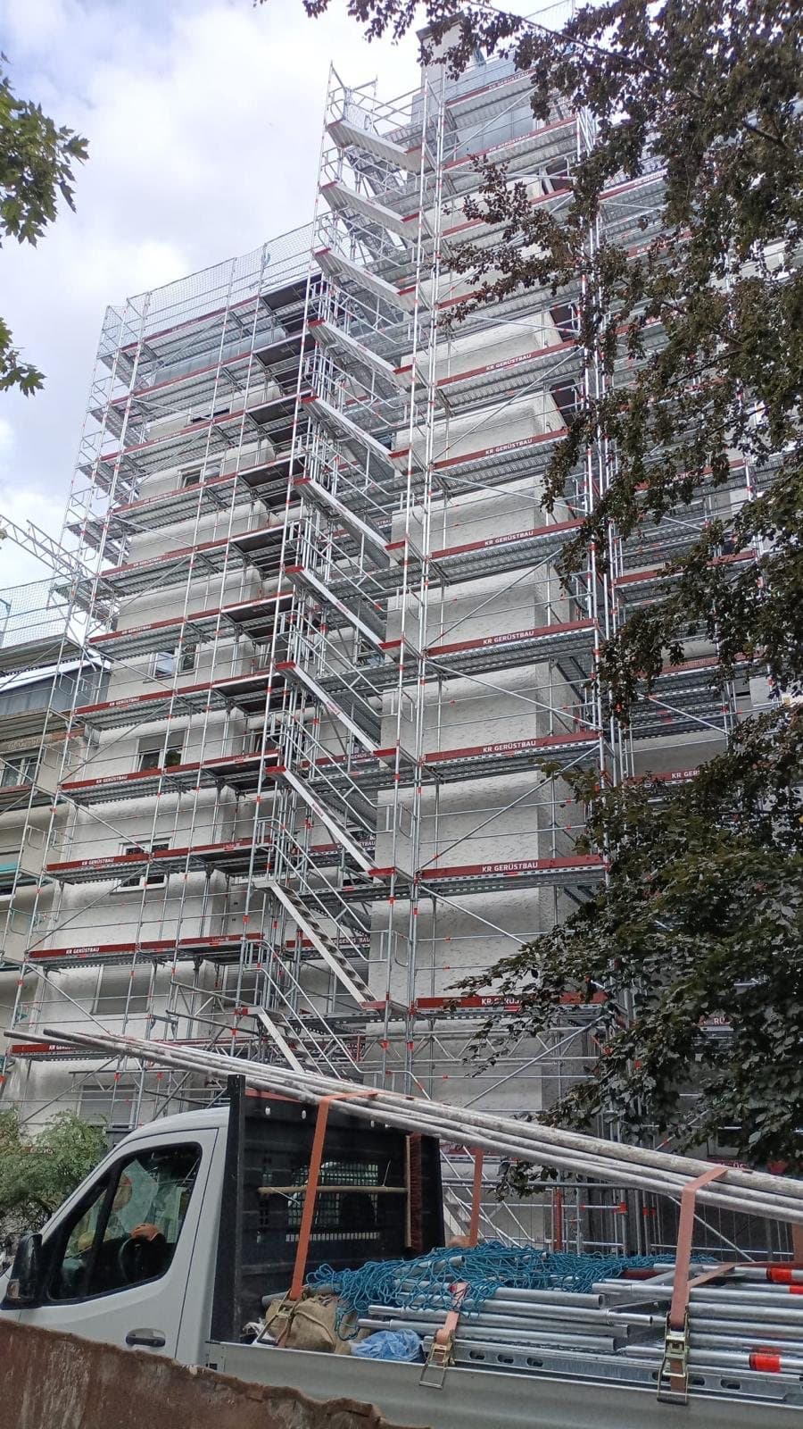 Vermietung & Standzeitservice bei Gerüstbau in Stuttgart